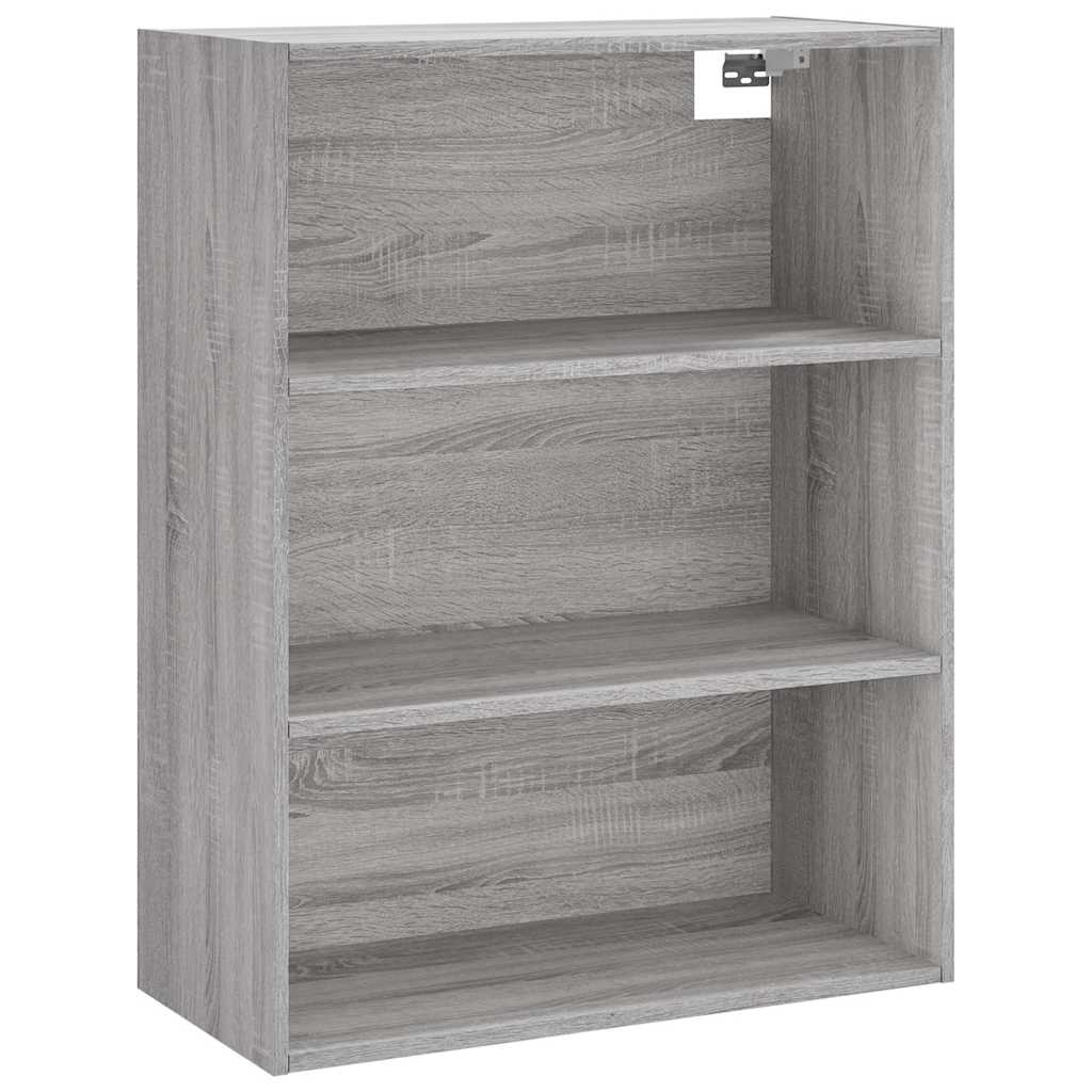 vidaXL Highboard Grey Sonoma 69,5x34x180 cm Engineered Wood