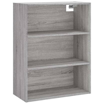 vidaXL Highboard Grey Sonoma 69,5x34x180 cm Engineered Wood