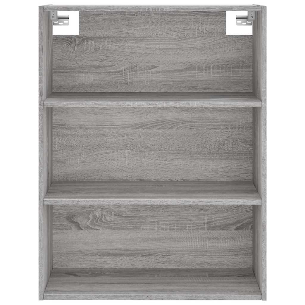 vidaXL Highboard Grey Sonoma 69,5x34x180 cm Engineered Wood
