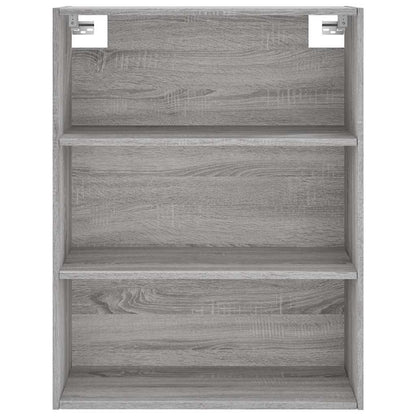 vidaXL Highboard Grey Sonoma 69,5x34x180 cm Engineered Wood