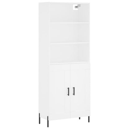 vidaXL Highboard White 69,5x34x180 cm Engineered Wood