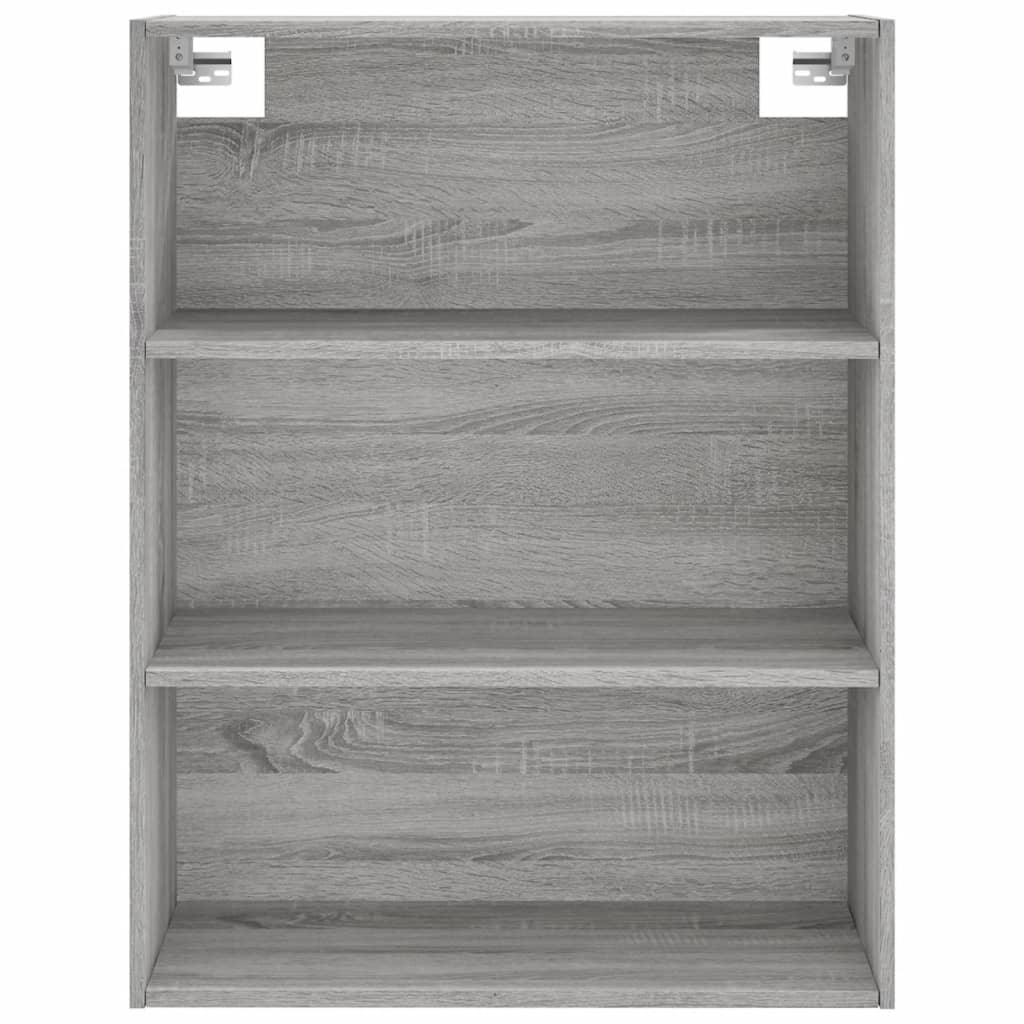 vidaXL Highboard Grey Sonoma 69,5x34x180 cm Engineered Wood