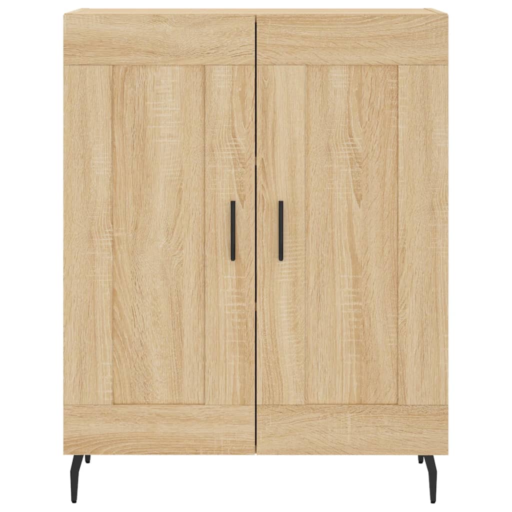 vidaXL Highboard Sonoma Oak 69,5x34x180 cm Engineered Wood