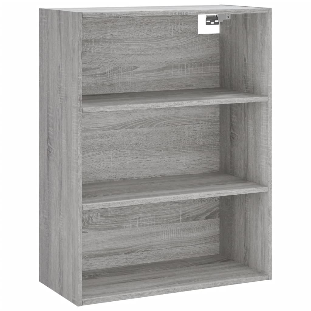 vidaXL Highboard Grey Sonoma 69,5x34x180 cm Engineered Wood