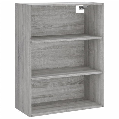 vidaXL Highboard Grey Sonoma 69,5x34x180 cm Engineered Wood