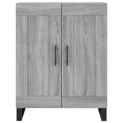 vidaXL Highboard Grey Sonoma 69,5x34x180 cm Engineered Wood