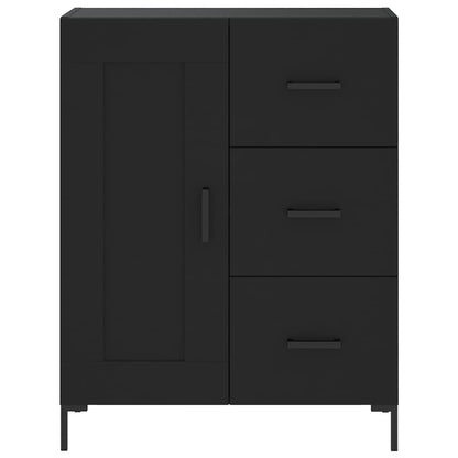 vidaXL Highboard Black 69.5x34x180 cm Engineered Wood