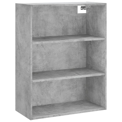 vidaXL Highboard Concrete Grey 69,5x34x180 cm Engineered Wood