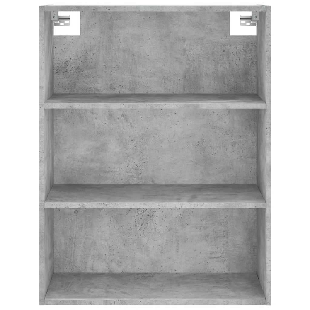 vidaXL Highboard Concrete Grey 69,5x34x180 cm Engineered Wood