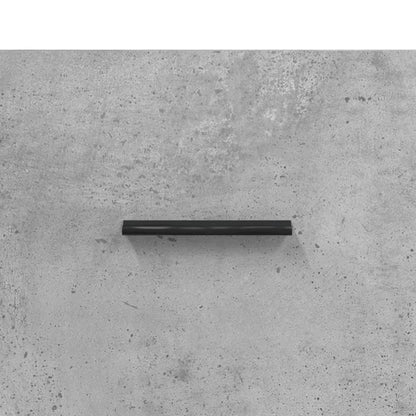 vidaXL Highboard Concrete Grey 69,5x34x180 cm Engineered Wood