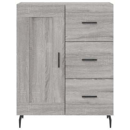 vidaXL Highboard Grey Sonoma 69,5x34x180 cm Engineered Wood