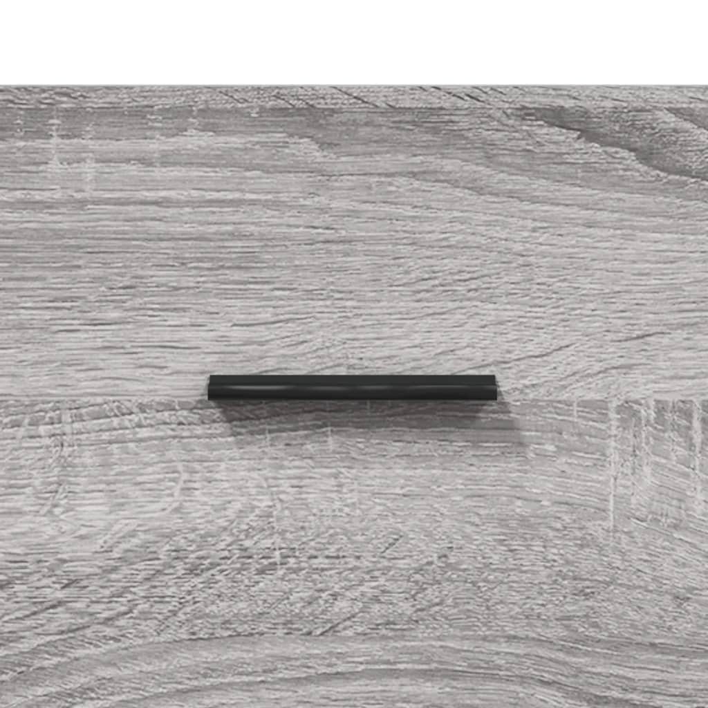 vidaXL Highboard Grey Sonoma 69,5x34x180 cm Engineered Wood
