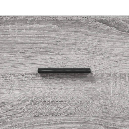 vidaXL Highboard Grey Sonoma 69,5x34x180 cm Engineered Wood