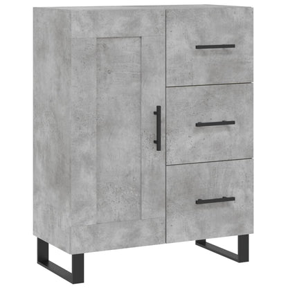 vidaXL Highboard Concrete Grey 69,5x34x180 cm Engineered Wood