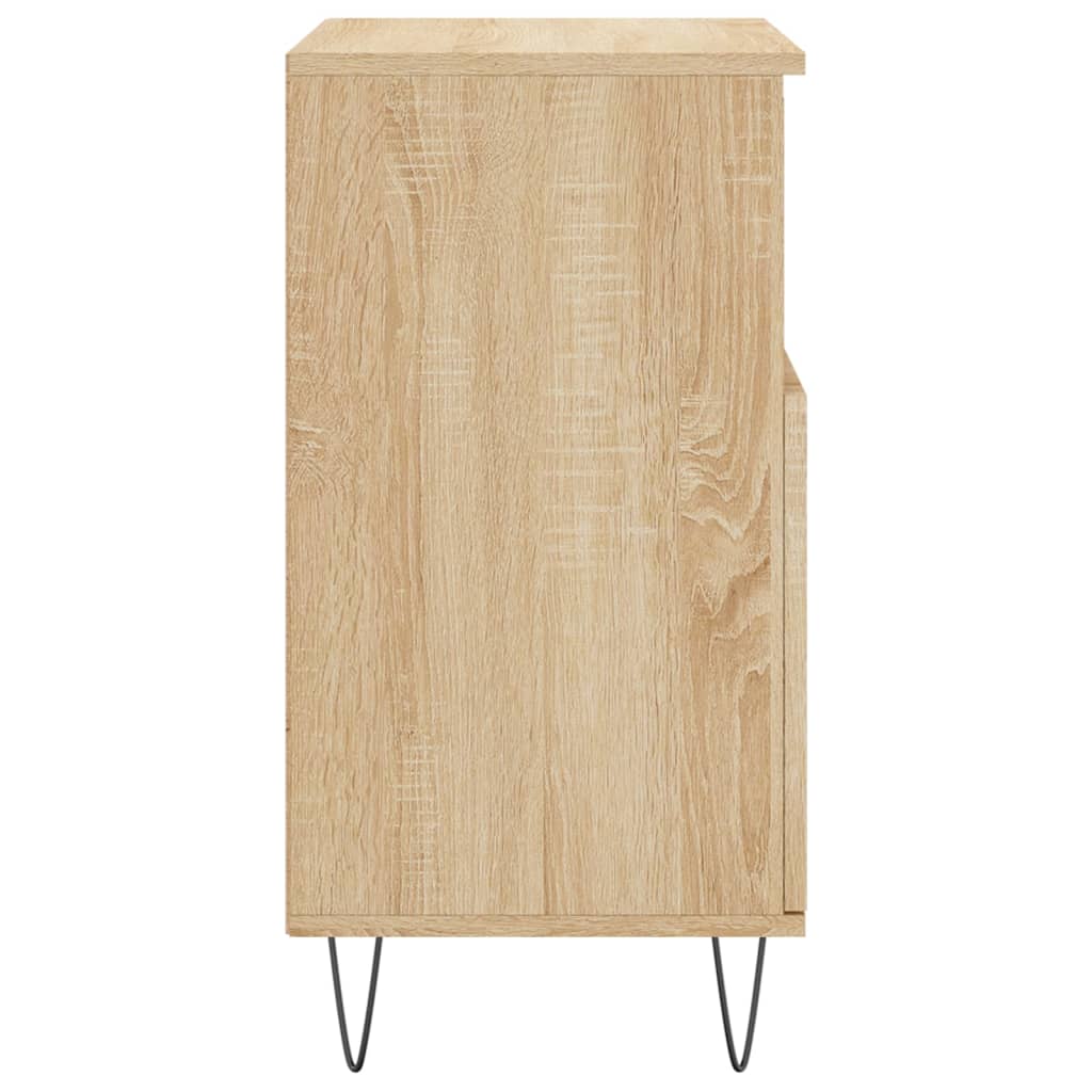 vidaXL Sideboards 2 pcs Sonoma Oak Engineered Wood