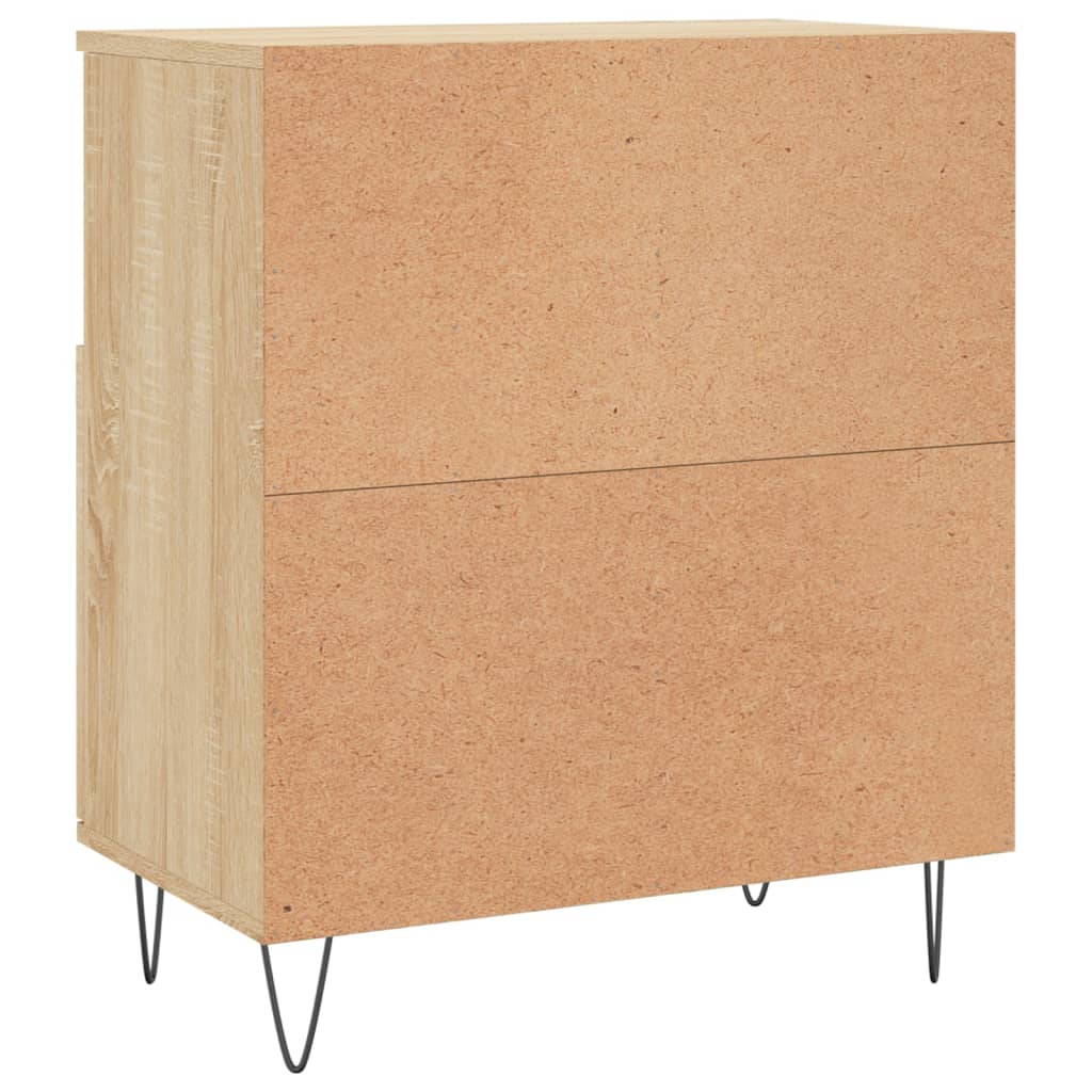 vidaXL Sideboards 2 pcs Sonoma Oak Engineered Wood