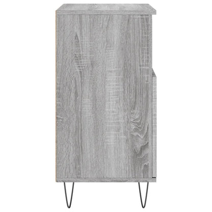 vidaXL Sideboards 2 pcs Grey Sonoma Engineered Wood