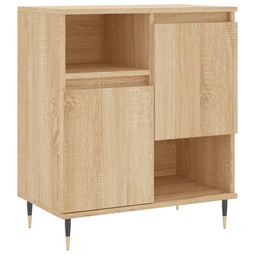 vidaXL Sideboards 3 pcs Sonoma Oak Engineered Wood