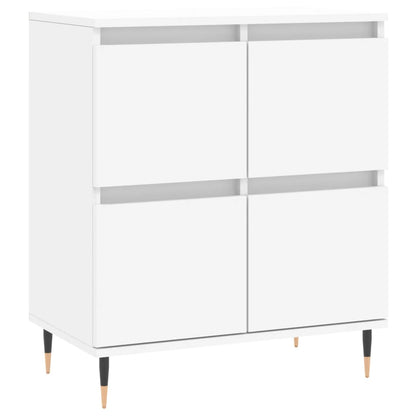 vidaXL Sideboards 2 pcs White Engineered Wood
