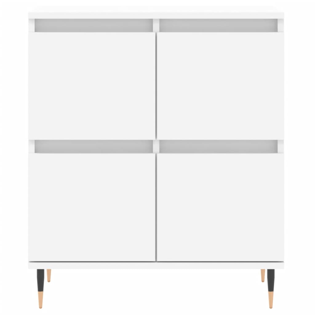 vidaXL Sideboards 2 pcs White Engineered Wood