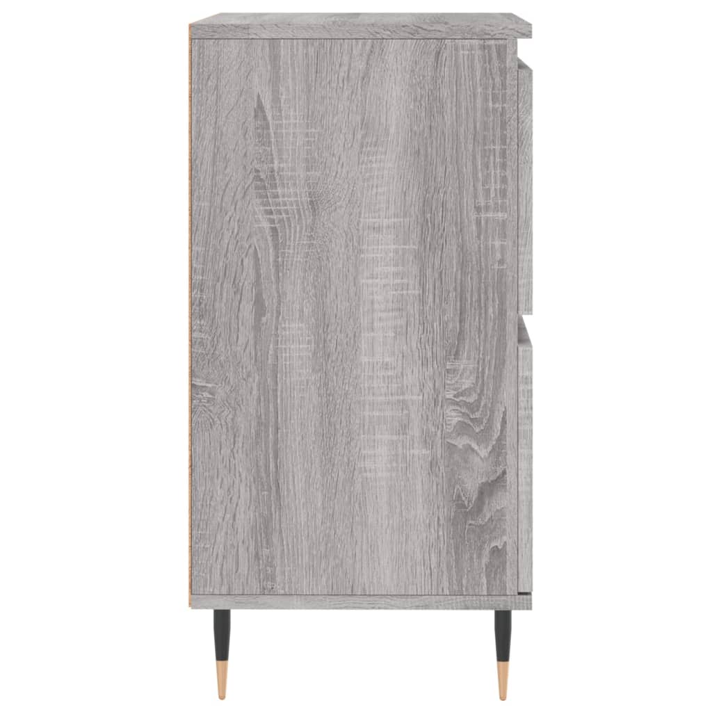 vidaXL Sideboards 2 pcs Grey Sonoma Engineered Wood