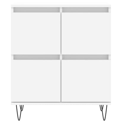 vidaXL Sideboards 2 pcs White Engineered Wood