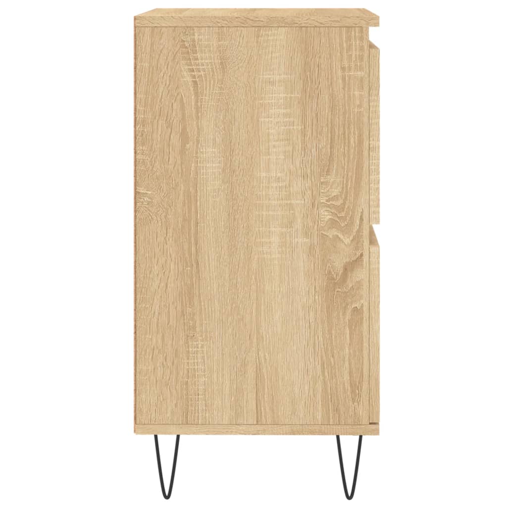 vidaXL Sideboards 2 pcs Sonoma Oak Engineered Wood