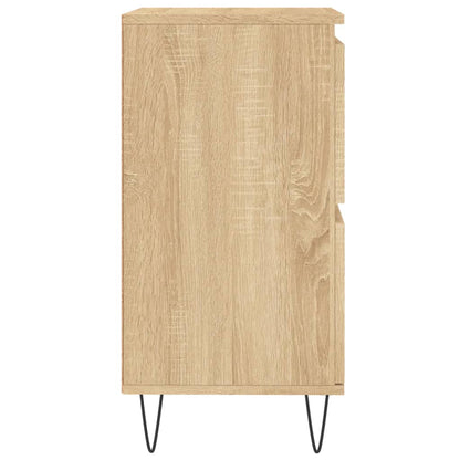 vidaXL Sideboards 2 pcs Sonoma Oak Engineered Wood