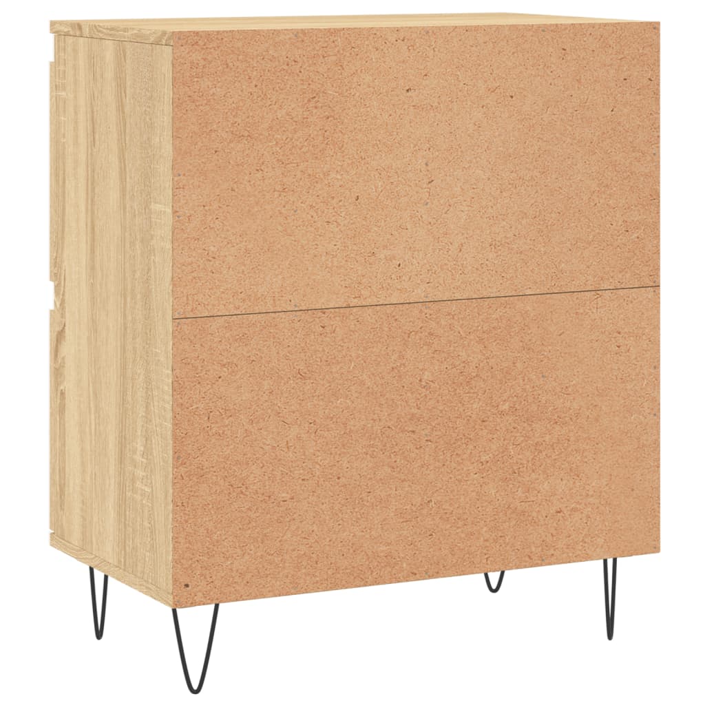 vidaXL Sideboards 2 pcs Sonoma Oak Engineered Wood