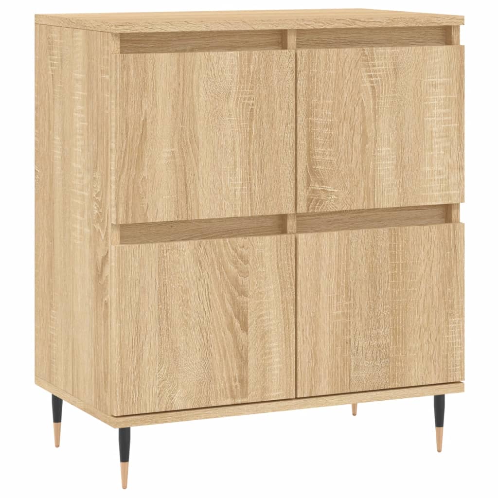 vidaXL Sideboards 3 pcs Sonoma Oak Engineered Wood