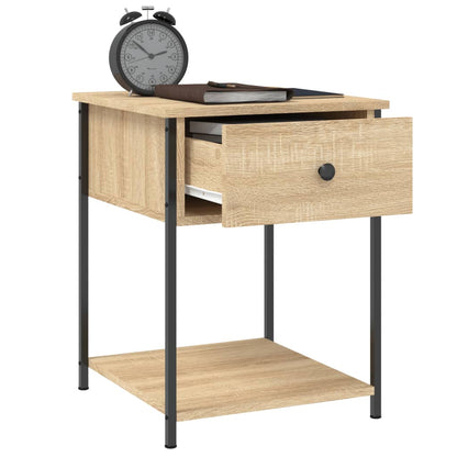 vidaXL Bedside Tables 2 pcs Sonoma Oak 44x45x58 cm Engineered Wood