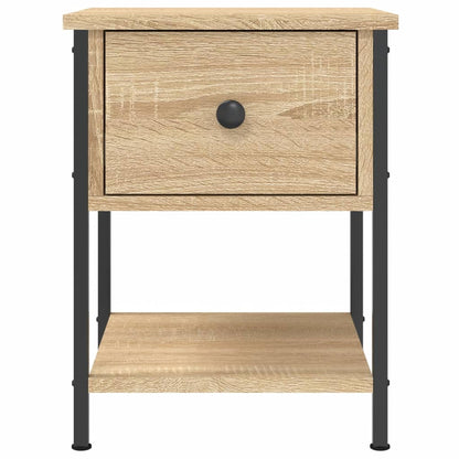 vidaXL Bedside Table Sonoma Oak 34x35,5x45 cm Engineered Wood