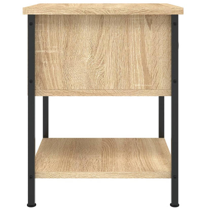 vidaXL Bedside Table Sonoma Oak 34x35,5x45 cm Engineered Wood
