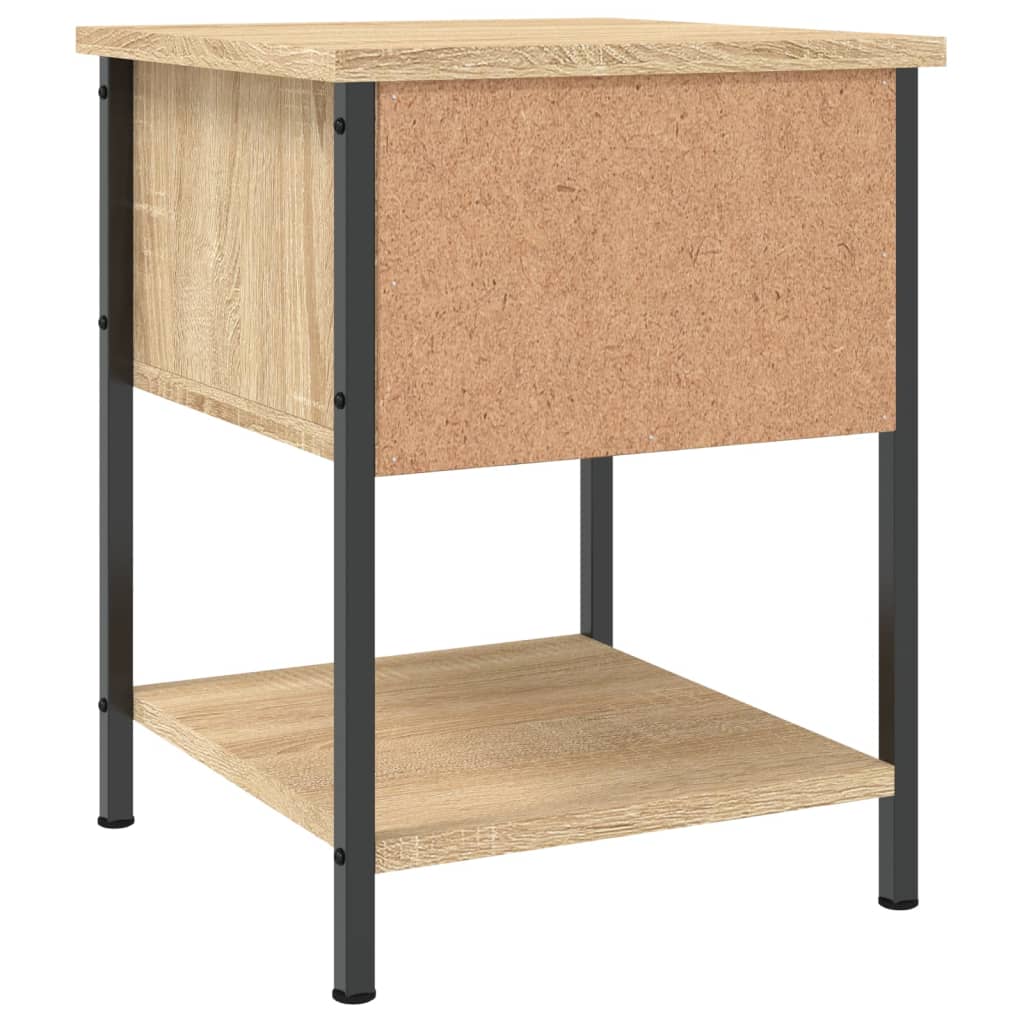 vidaXL Bedside Table Sonoma Oak 34x35,5x45 cm Engineered Wood