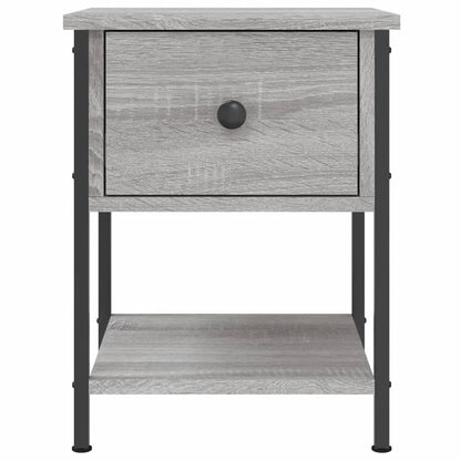 vidaXL Bedside Table Grey Sonoma 34x35.5x45 cm Engineered Wood
