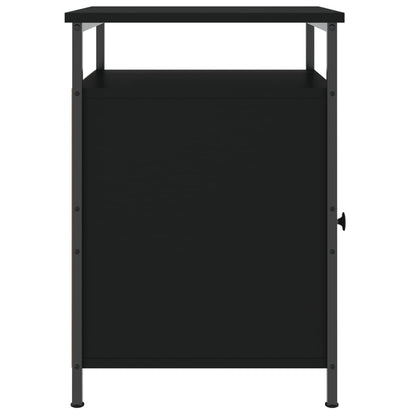 vidaXL Bedside Cabinets 2 pcs Black 40x42x60 cm Engineered Wood