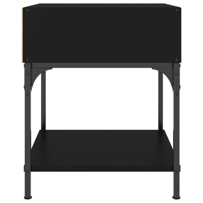 vidaXL Bedside Tables 2 pcs Black 40x41x50 cm Engineered Wood