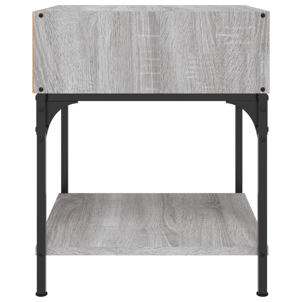 vidaXL Bedside Tables 2 pcs Grey Sonoma 40x41x50 cm Engineered Wood