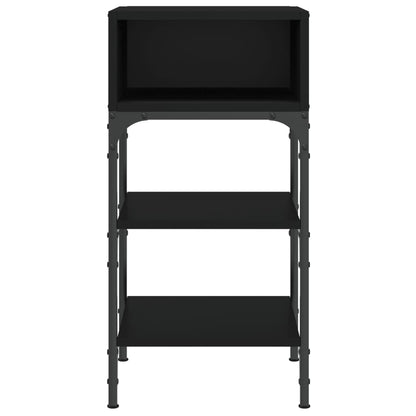vidaXL Bedside Tables 2 pcs Black 35x34.5x70 cm Engineered Wood