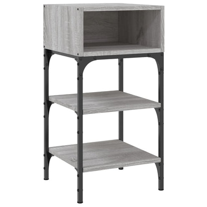 vidaXL Bedside Tables 2 pcs Grey Sonoma 35x34.5x70 cm Engineered Wood