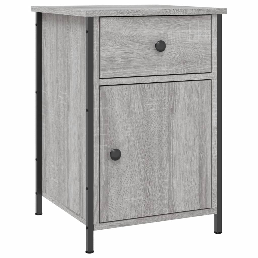 vidaXL Bedside Cabinets 2 pcs Grey Sonoma 40x42x60 cm Engineered Wood