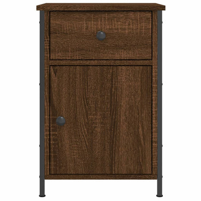vidaXL Bedside Cabinets 2 pcs Brown Oak 40x42x60 cm Engineered Wood