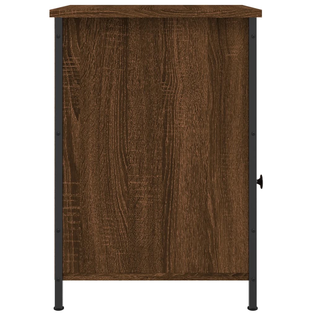 vidaXL Bedside Cabinets 2 pcs Brown Oak 40x42x60 cm Engineered Wood