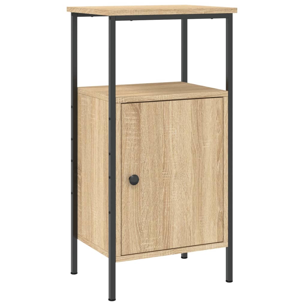 vidaXL Bedside Cabinets 2 pcs Sonoma Oak 41x31x80 cm Engineered Wood
