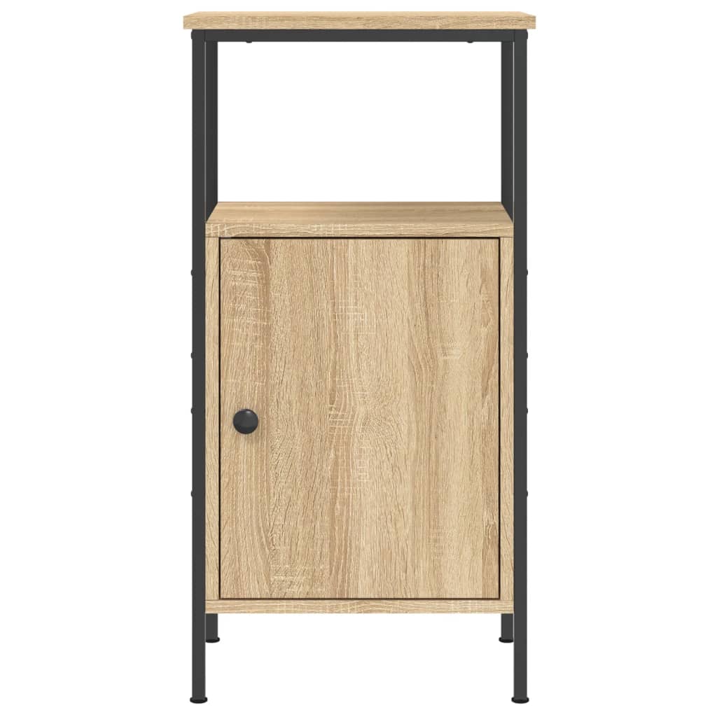 vidaXL Bedside Cabinets 2 pcs Sonoma Oak 41x31x80 cm Engineered Wood