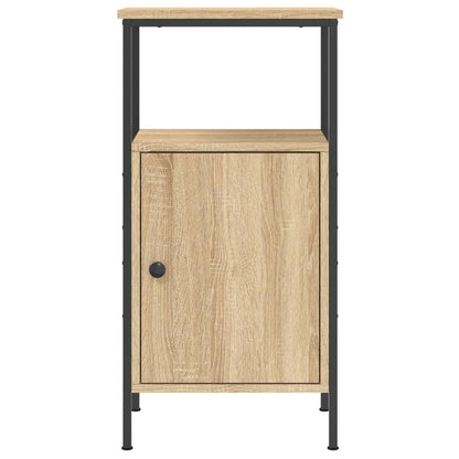 vidaXL Bedside Cabinets 2 pcs Sonoma Oak 41x31x80 cm Engineered Wood
