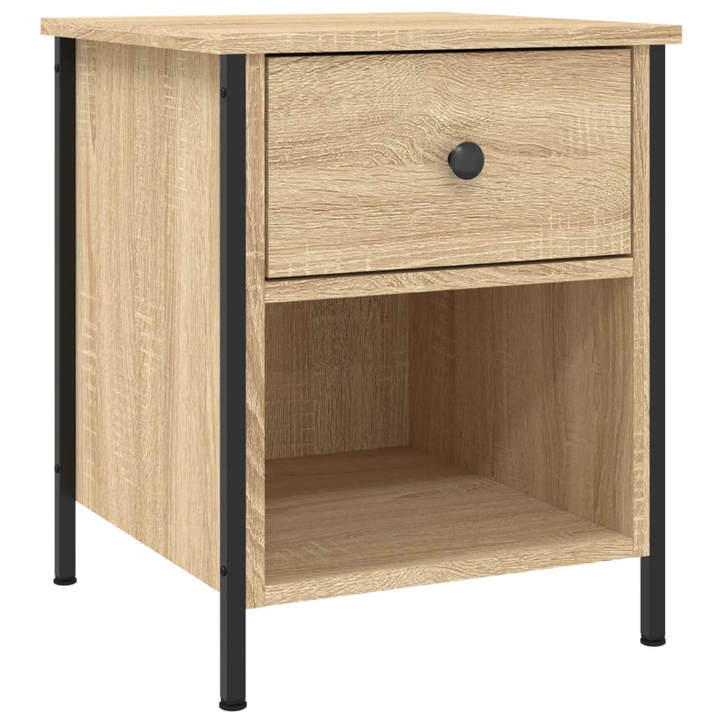 vidaXL Bedside Cabinets 2 pcs Sonoma Oak 40x42x50 cm Engineered Wood