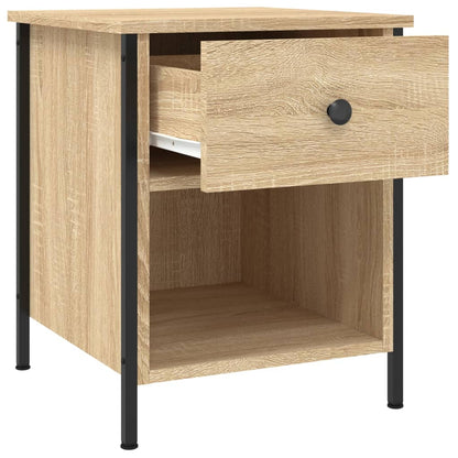 vidaXL Bedside Cabinets 2 pcs Sonoma Oak 40x42x50 cm Engineered Wood