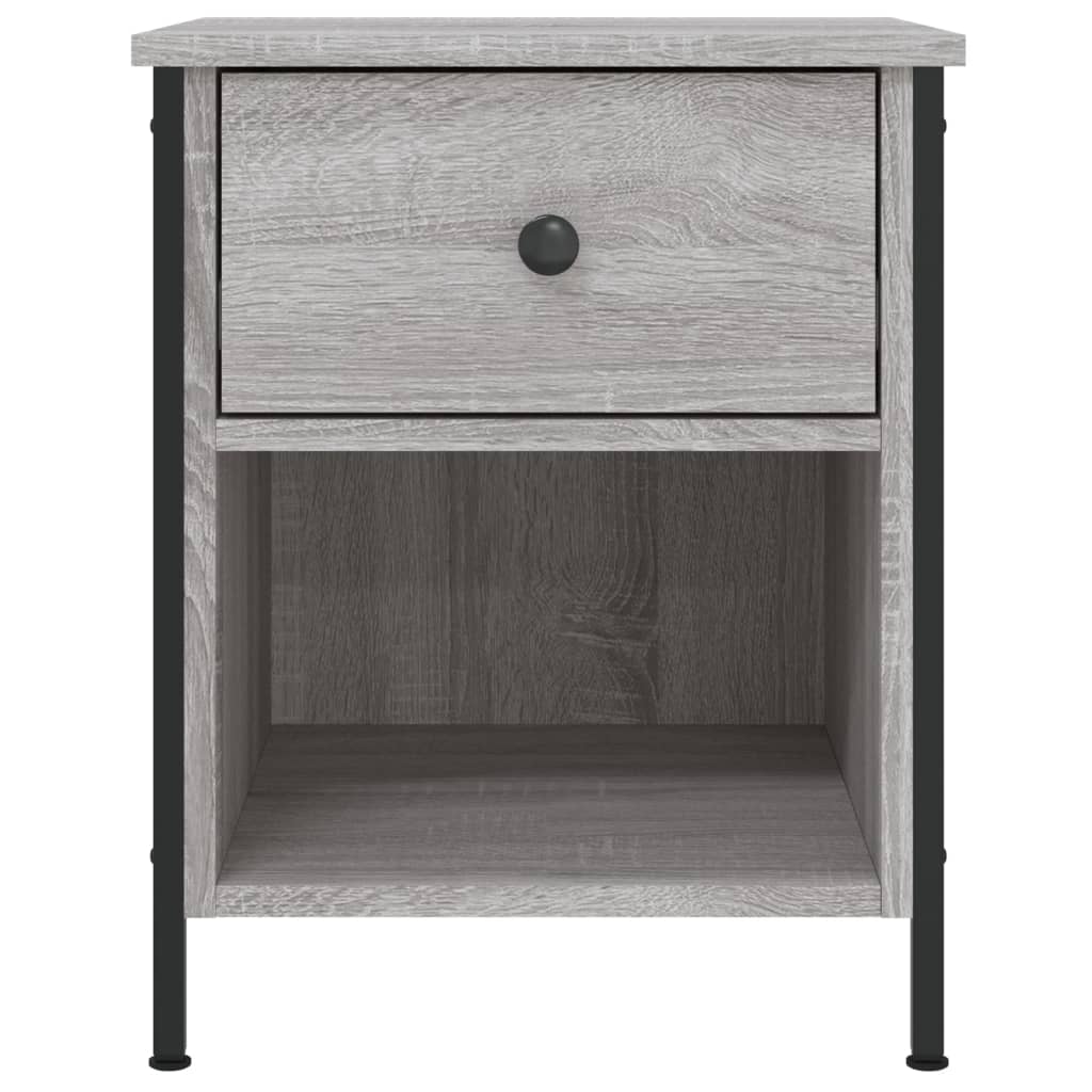vidaXL Bedside Cabinet Grey Sonoma 40x42x50 cm Engineered Wood
