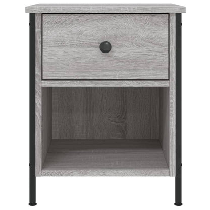 vidaXL Bedside Cabinet Grey Sonoma 40x42x50 cm Engineered Wood